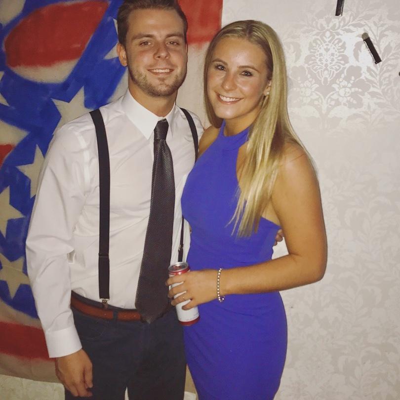 Our first photo together Senior year of college at a formal Iain invited Jenna too. Little did we know this would be our first of many pictures and memories together :)