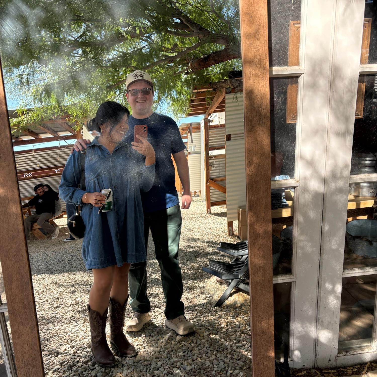 First concert! In Joshua Tree, we saw LA LOM.