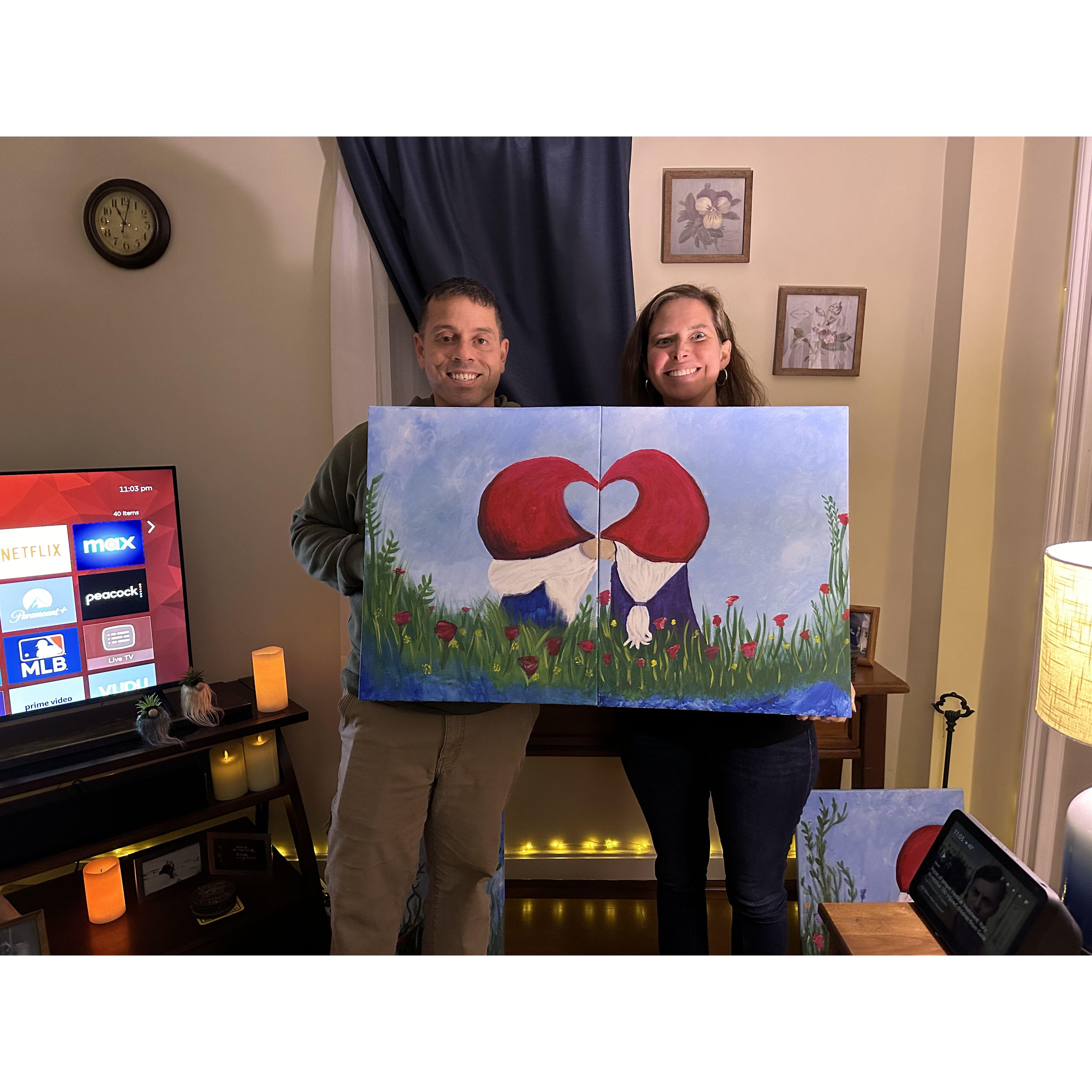 Paint and sip, "Gnome" is with you!