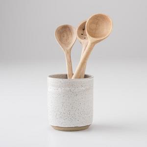 Speckled Stoneware Crock