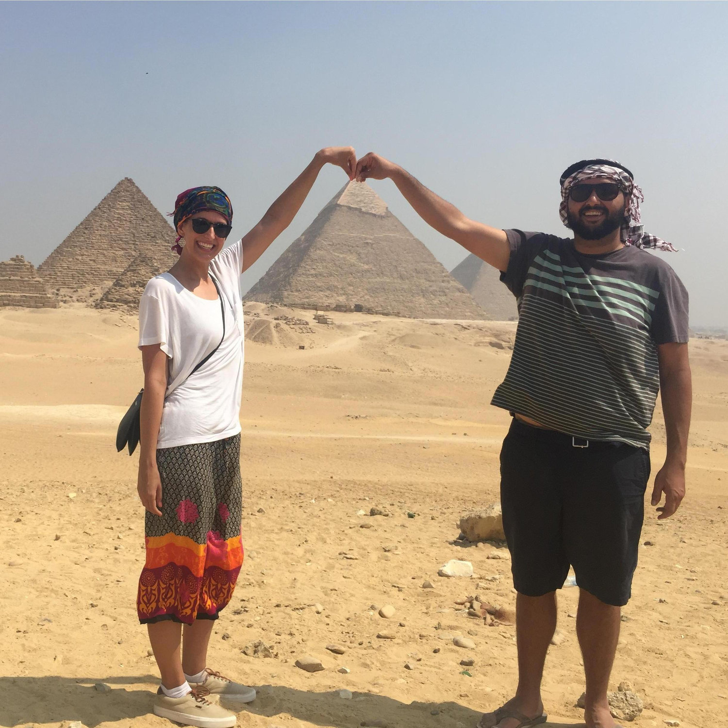 Visiting the Great Pyramids of Giza