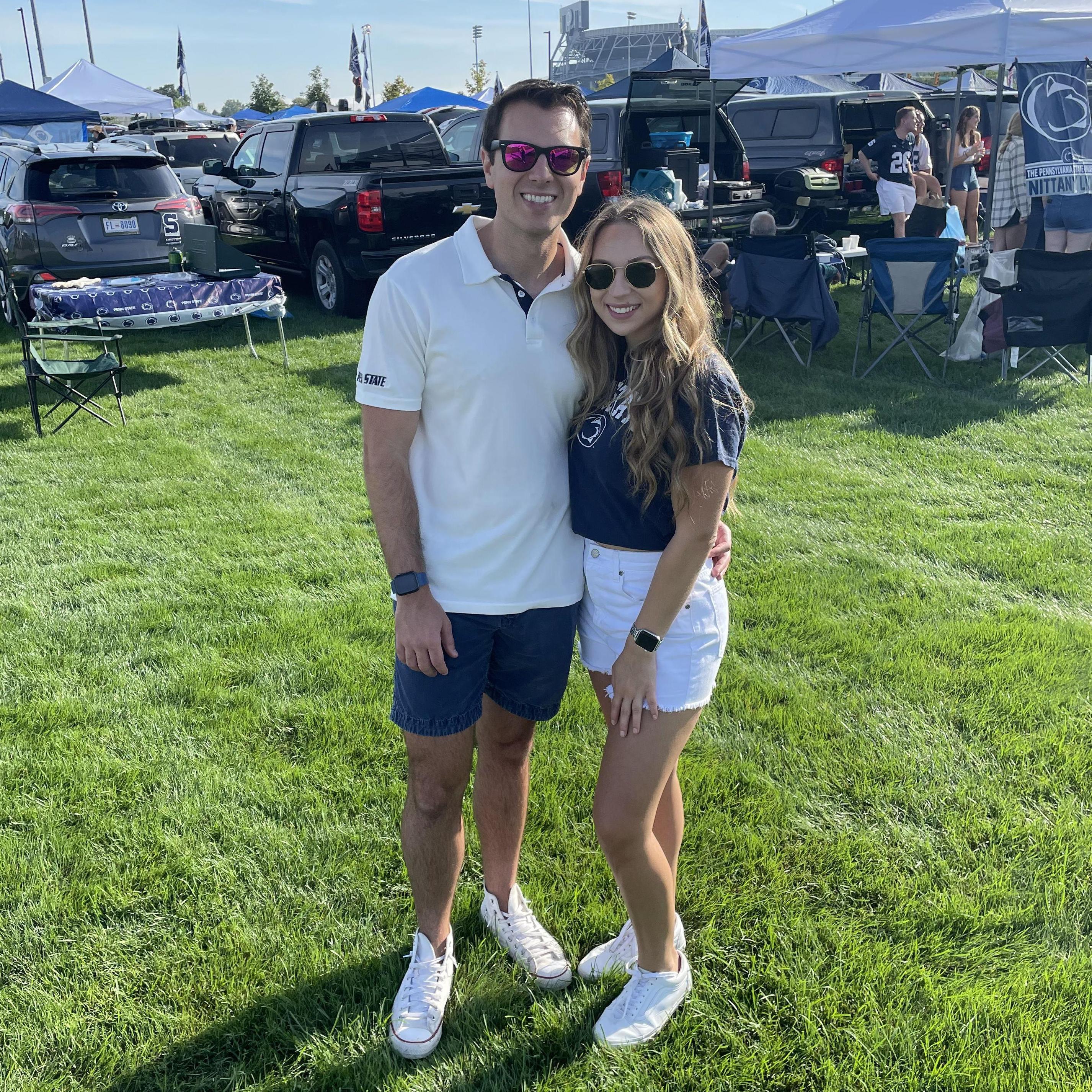 Austin's first Penn State tailgate! We Are!
