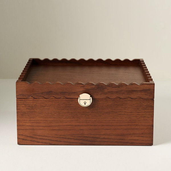 Curio Blvd 2-in1 Oak Jewelry Keepsake Case - Dark Oak, One Size