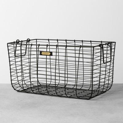 Wire Storage Basket Black - Hearth & Hand™ with Magnolia