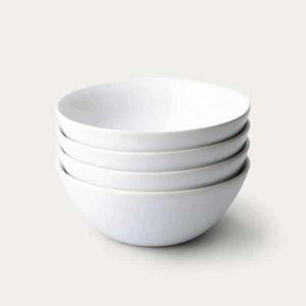 Breakfast Bowl Set - Fable (Glossy Pearl White)