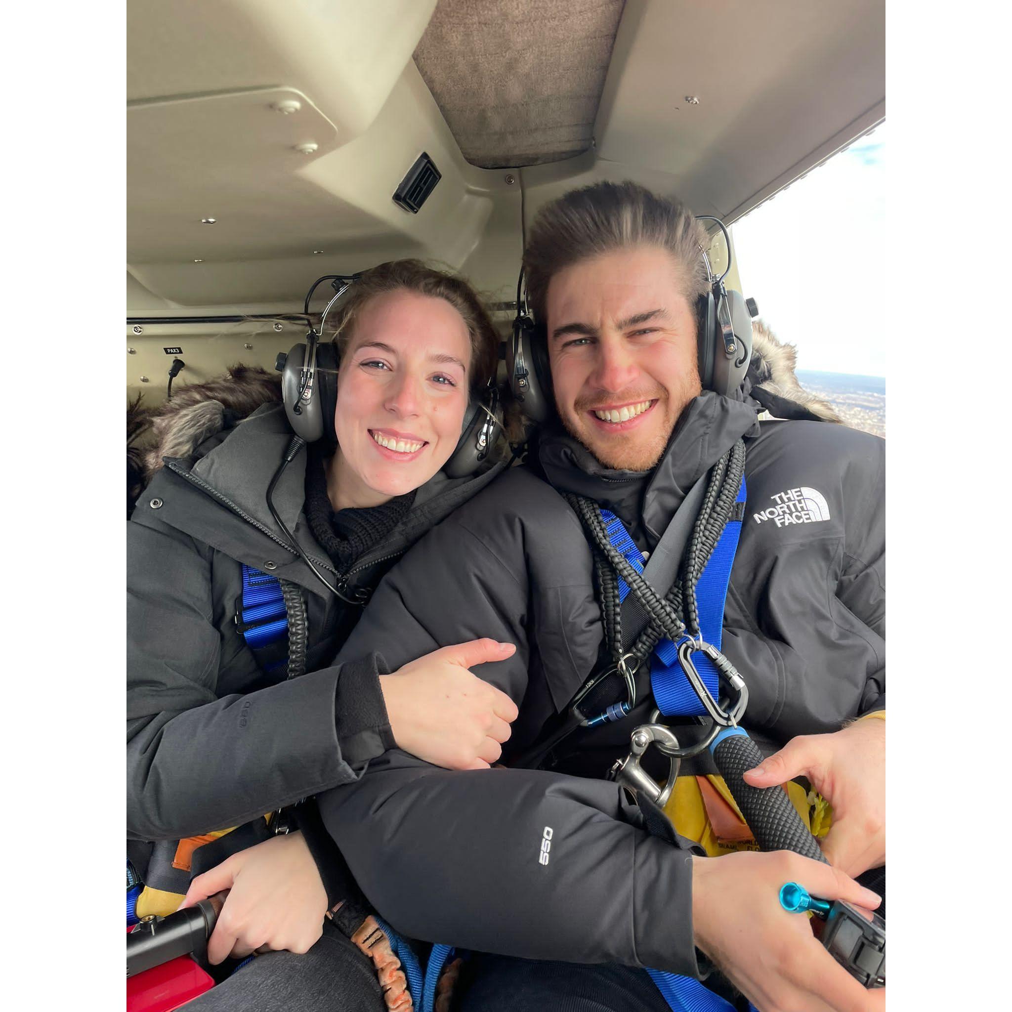 For Valentine’s Day we took a helicopter ride over NYC