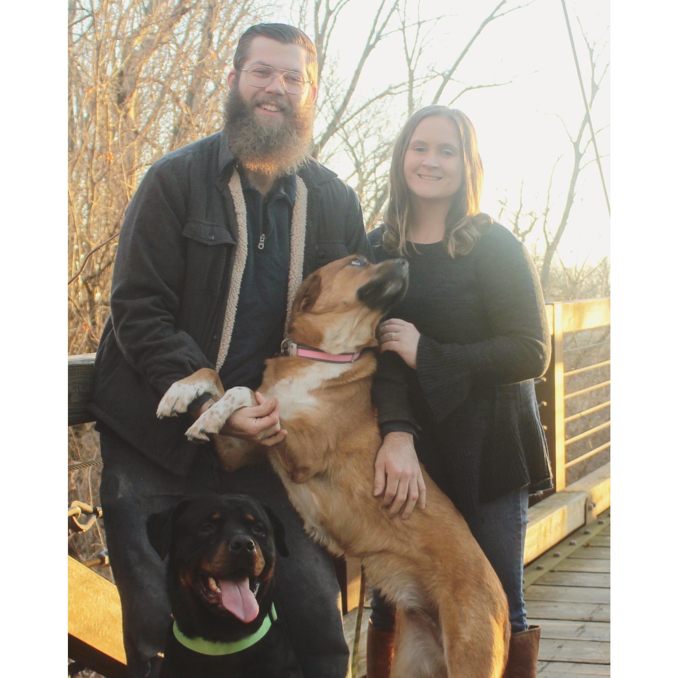 Our little family (Mr. Beans not pictured)
