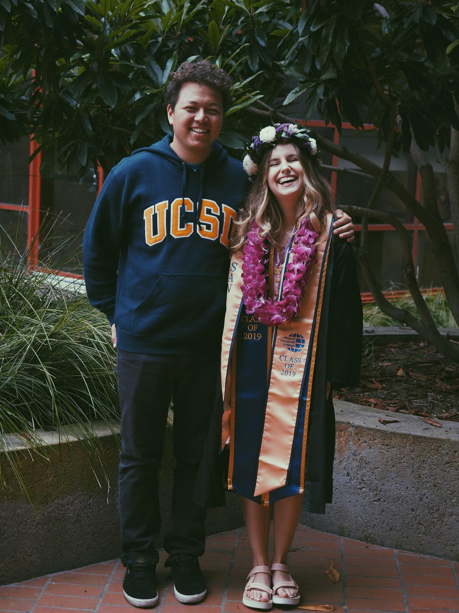One of us was graduating that day not knowing she’d have to be back in school shortly after.