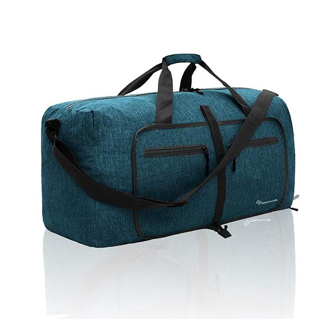 Duffel Bag 65L Packable Duffle Bag with Shoes Compartment Unisex Travel Bag Water-Resistant Duffle Bag