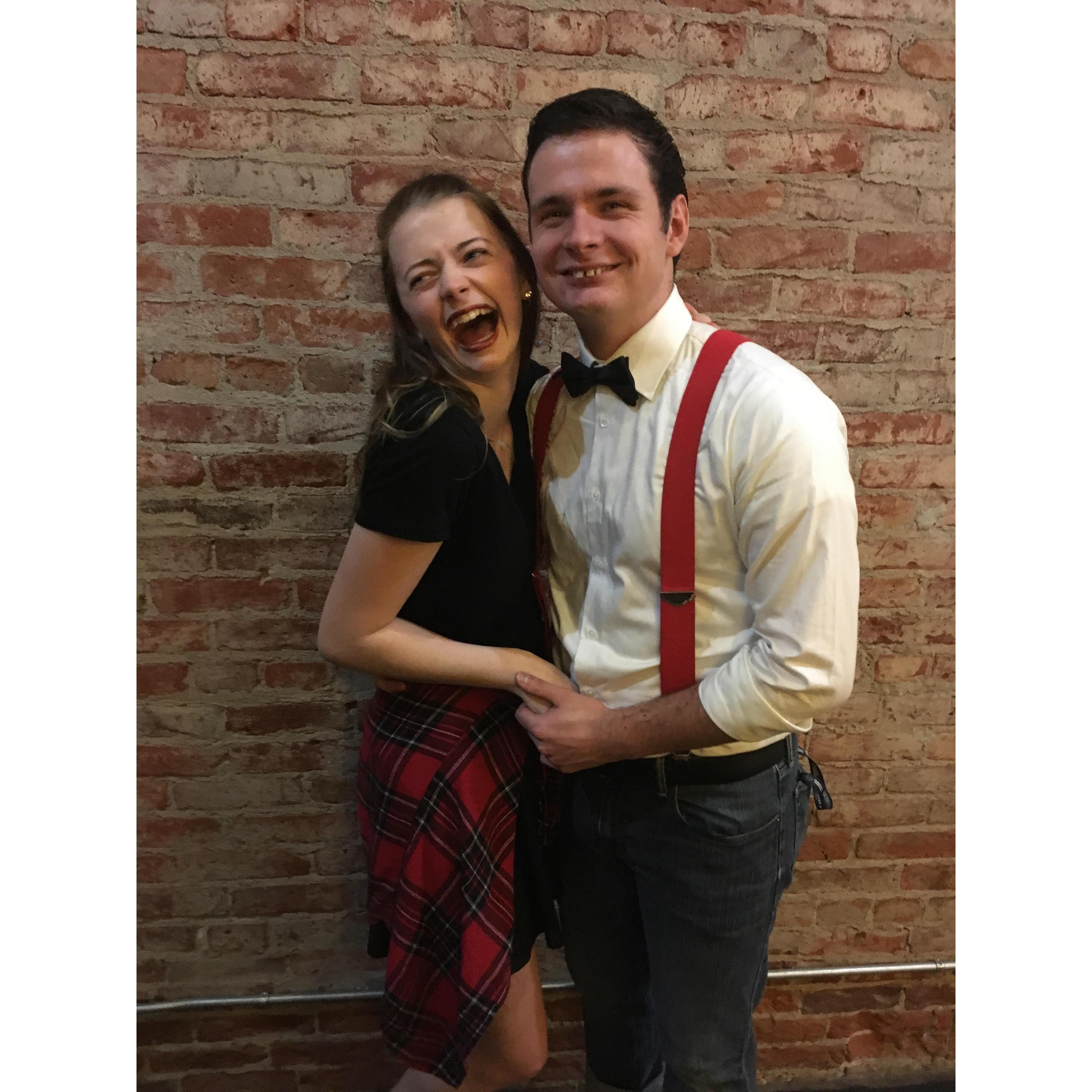 One of our first official "dates"