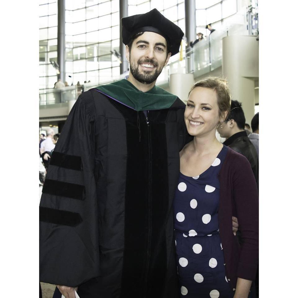 Dr. Alex finally graduates medical school! Spring 2016
