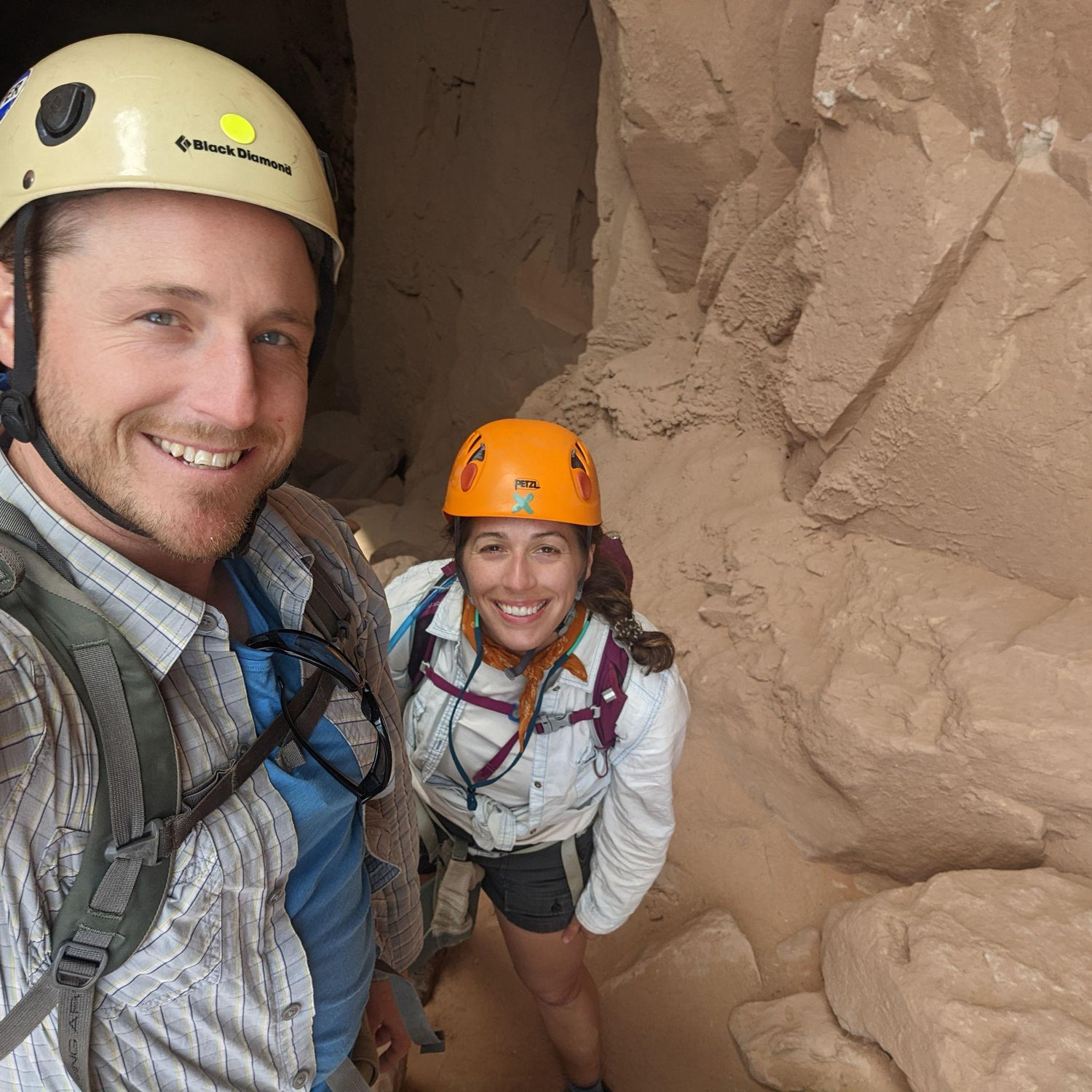 Rappelling in Utah