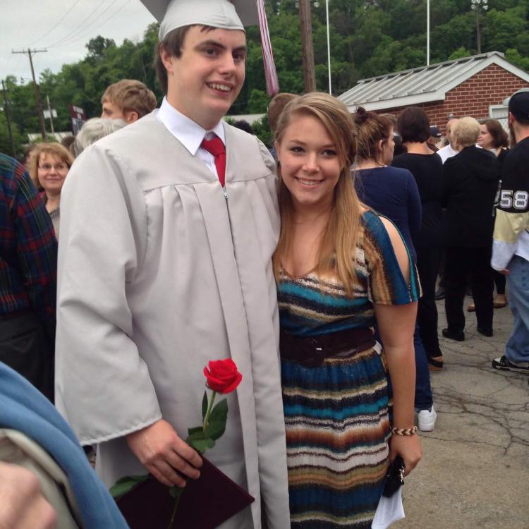 Eugene's high school graduation, picture was taken in 2013!