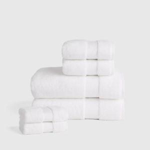 Turkish Ultra Luxe Plush Bath Towel Bundle in White