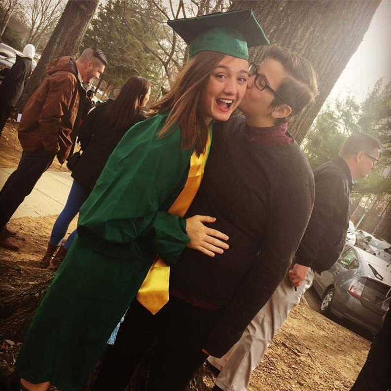 Kathryn's graduation from George Mason in December 2016.
