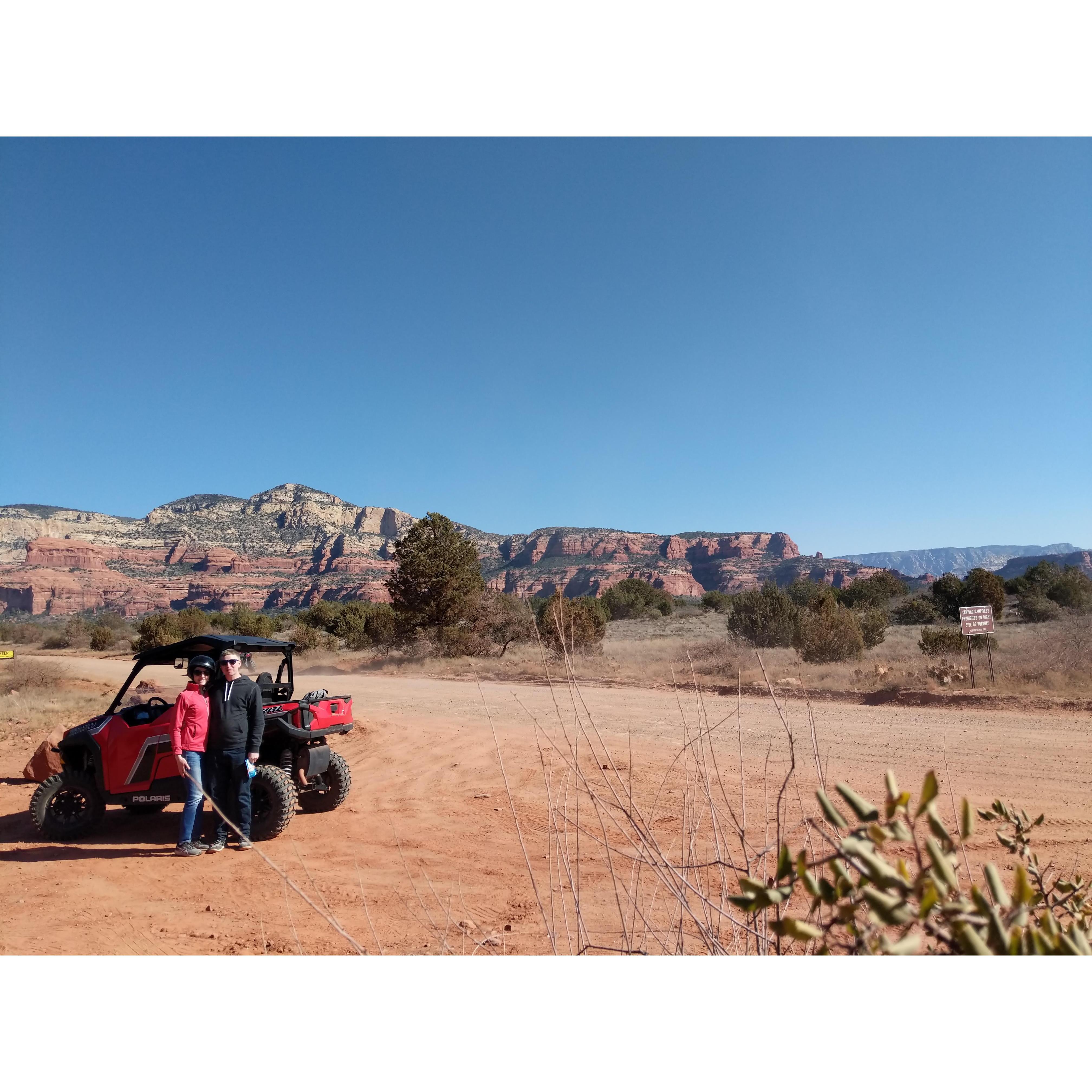 Rented an ATV in Sedona, AZ