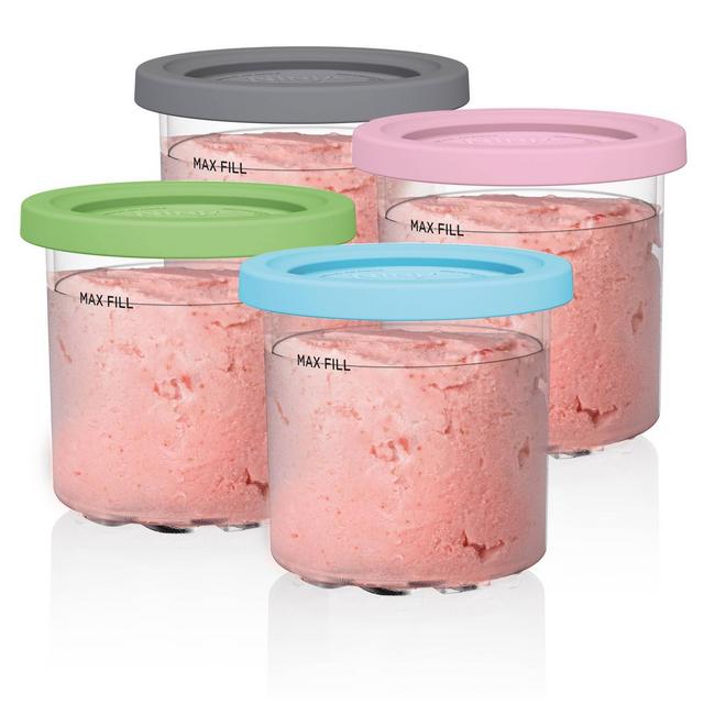 Ninja CREAMi Pints and Lids - 4 Pack - XSKPLD4BCD