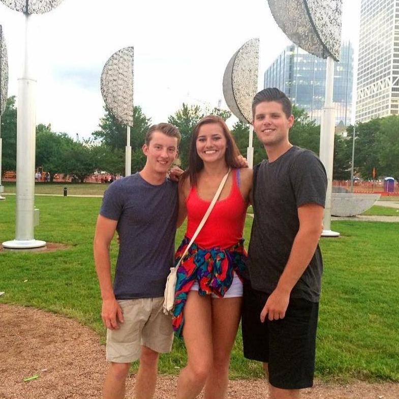 Our first photo together - just before the X Ambassadors concert!
