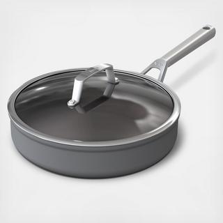 Foodi NeverStick Premium Hard-Anodized Saute Pan with Glass Lid