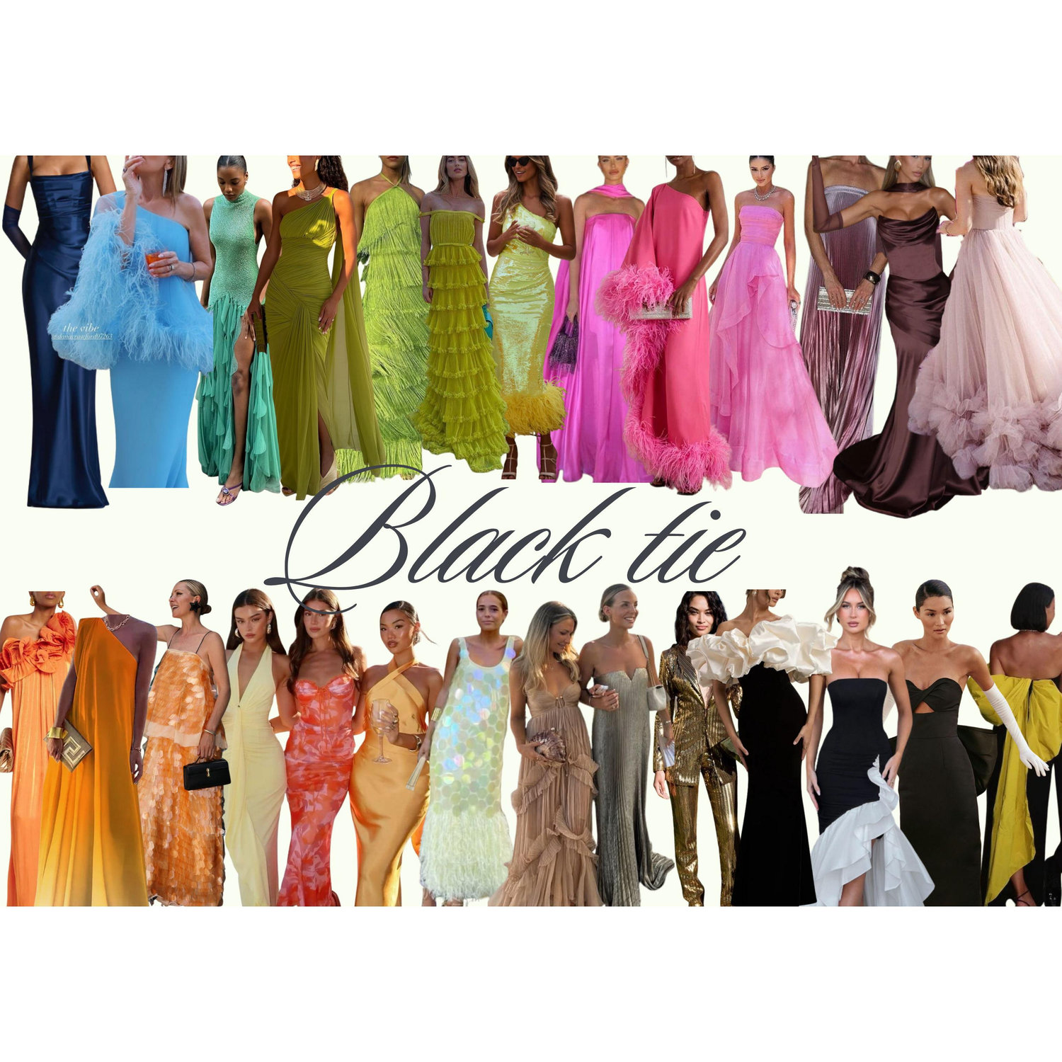 For women, gowns that command attention. Satin, silk, feathers, and tulle paired with statement gloves or jewels create that perfect balance of sophistication and drama. Glamorous and unforgettable.