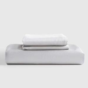 Bamboo Fitted Sheet Set - Light Grey