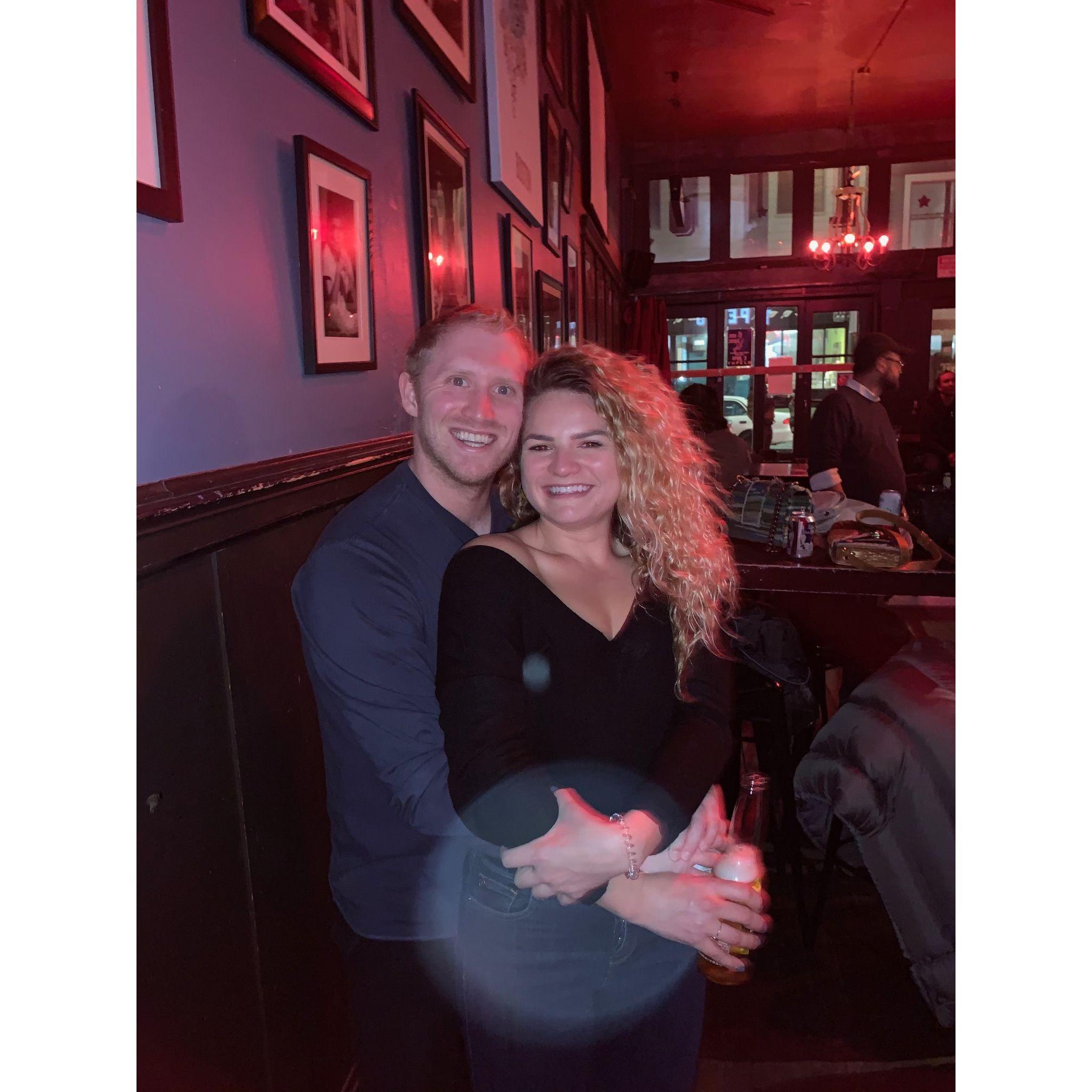 First time we said we loved each other this night