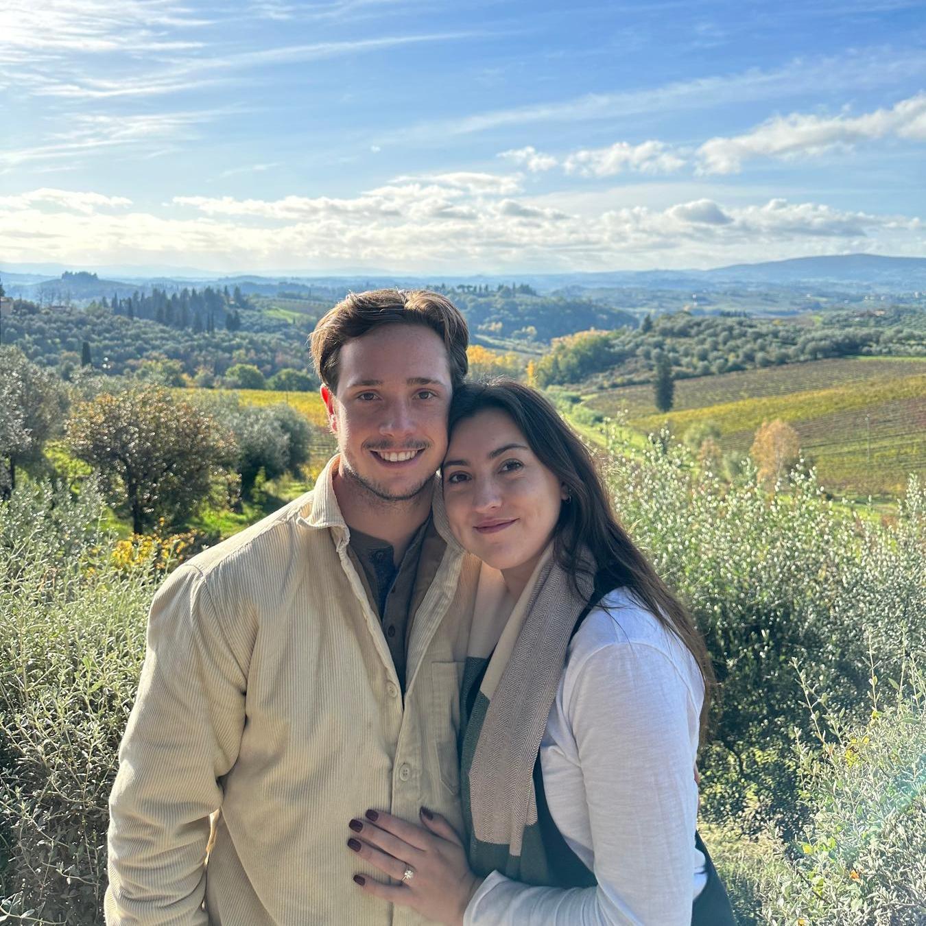 wine tasting at Villa il Pozzo