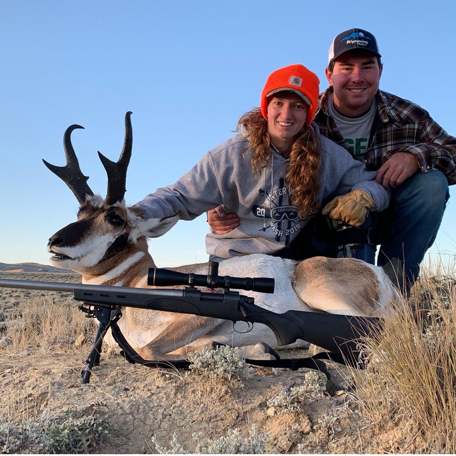 Sam joined Abbi on her 2019 antelope hunt, and now he's hooked!