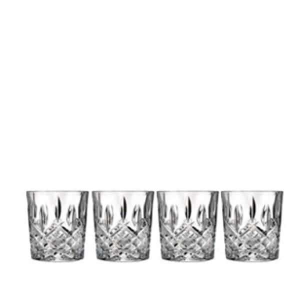 Waterford Marquis Markham Double Old Fashioned Glasses- Set of 4