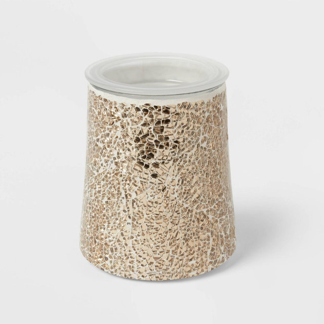 Mosaic Tile Metallic Gold Wax Warmer - Threshold™