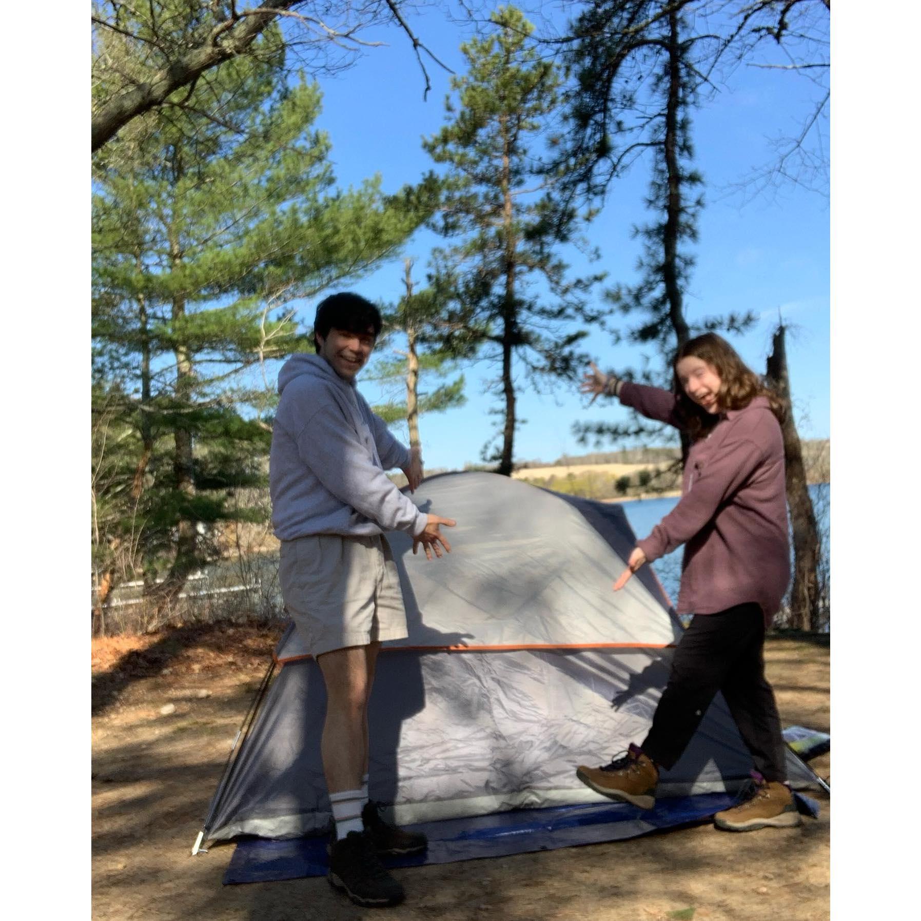 Our first camping trip!