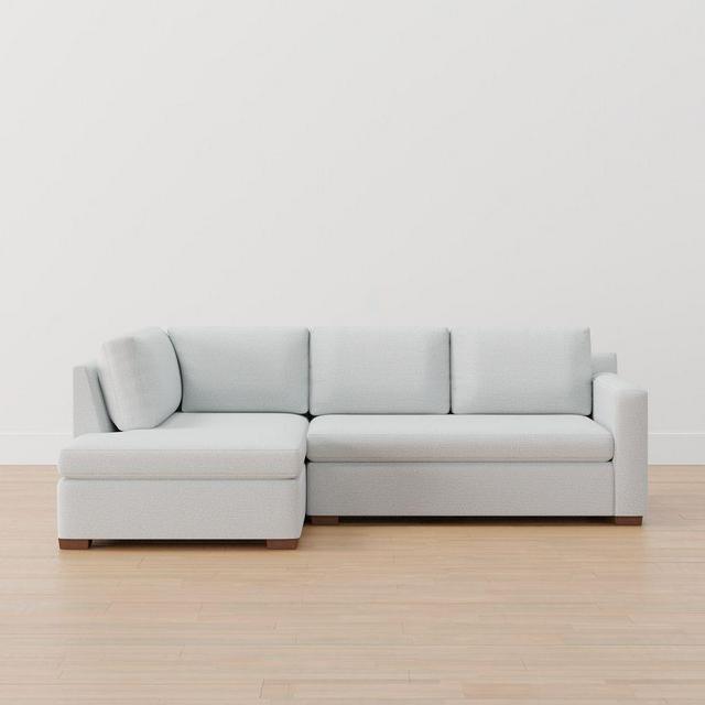 Shasta SQ Arm UPH DP ST Right LVST RET BMPR SCT, PLY CSH, PRF HTHRD Basketweave Alabaster White