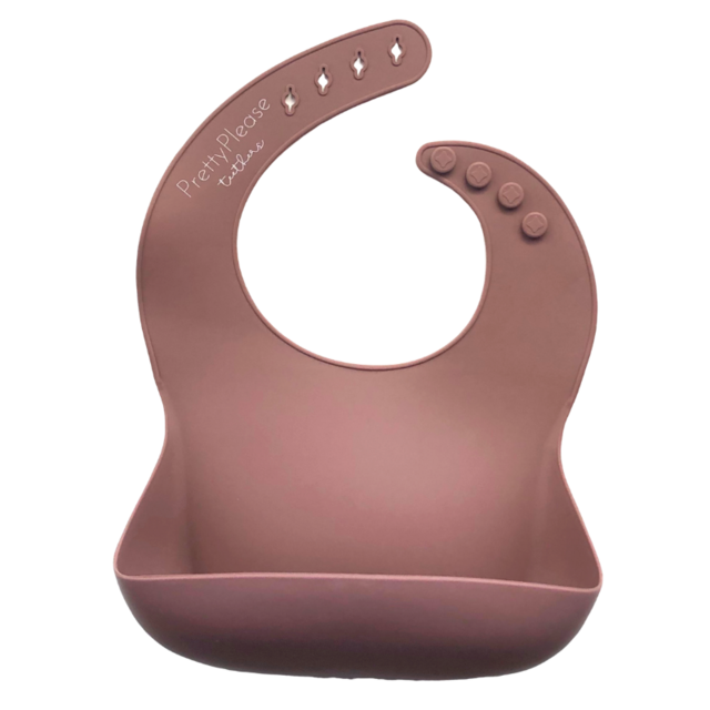 Silicone Bibs || Burlwood