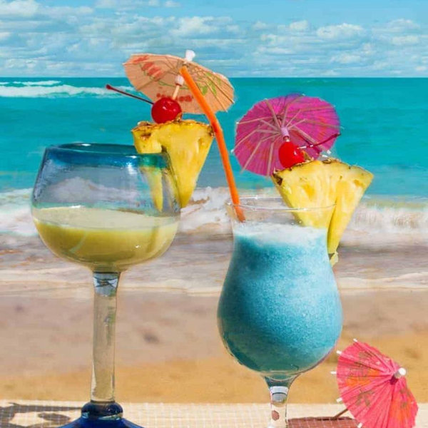 Drinks on the beach