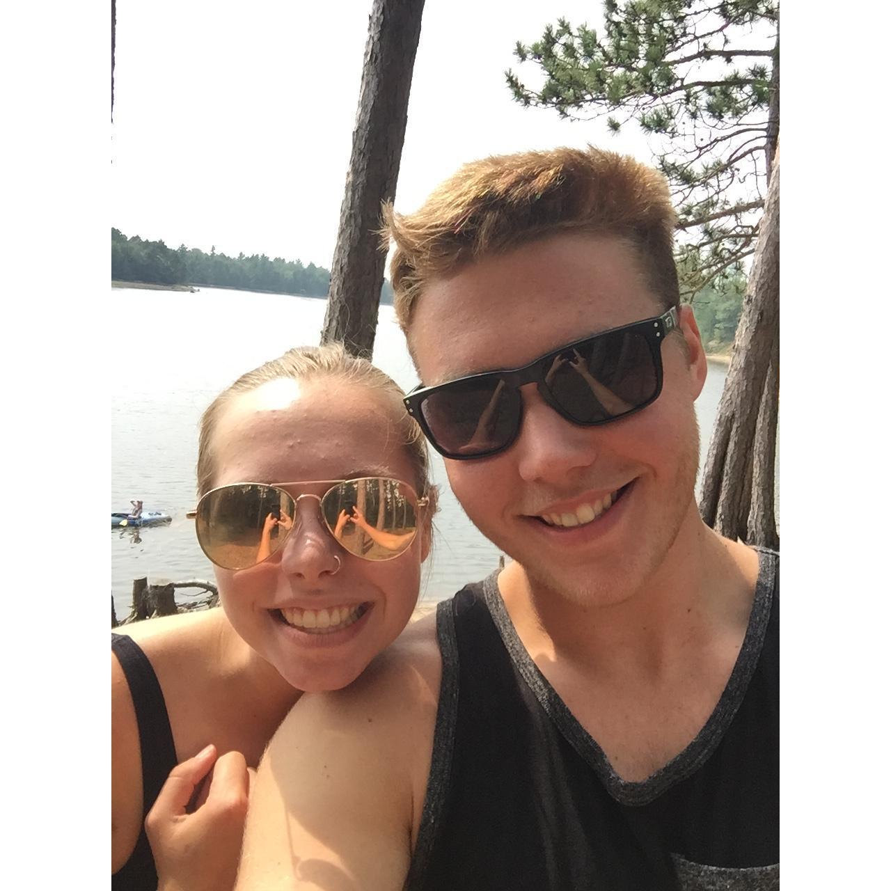One of our first photos together!