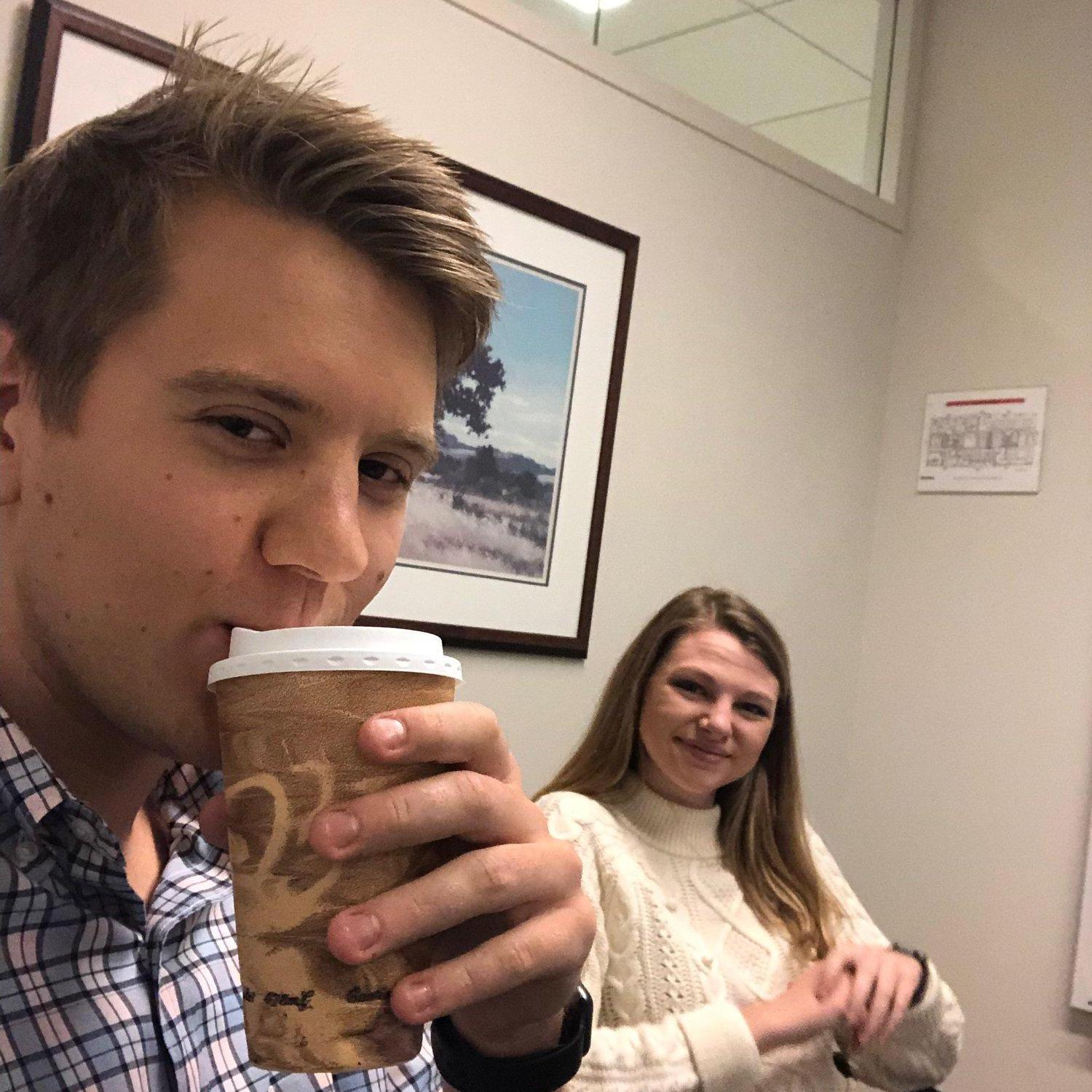 Working together at the Deloitte office