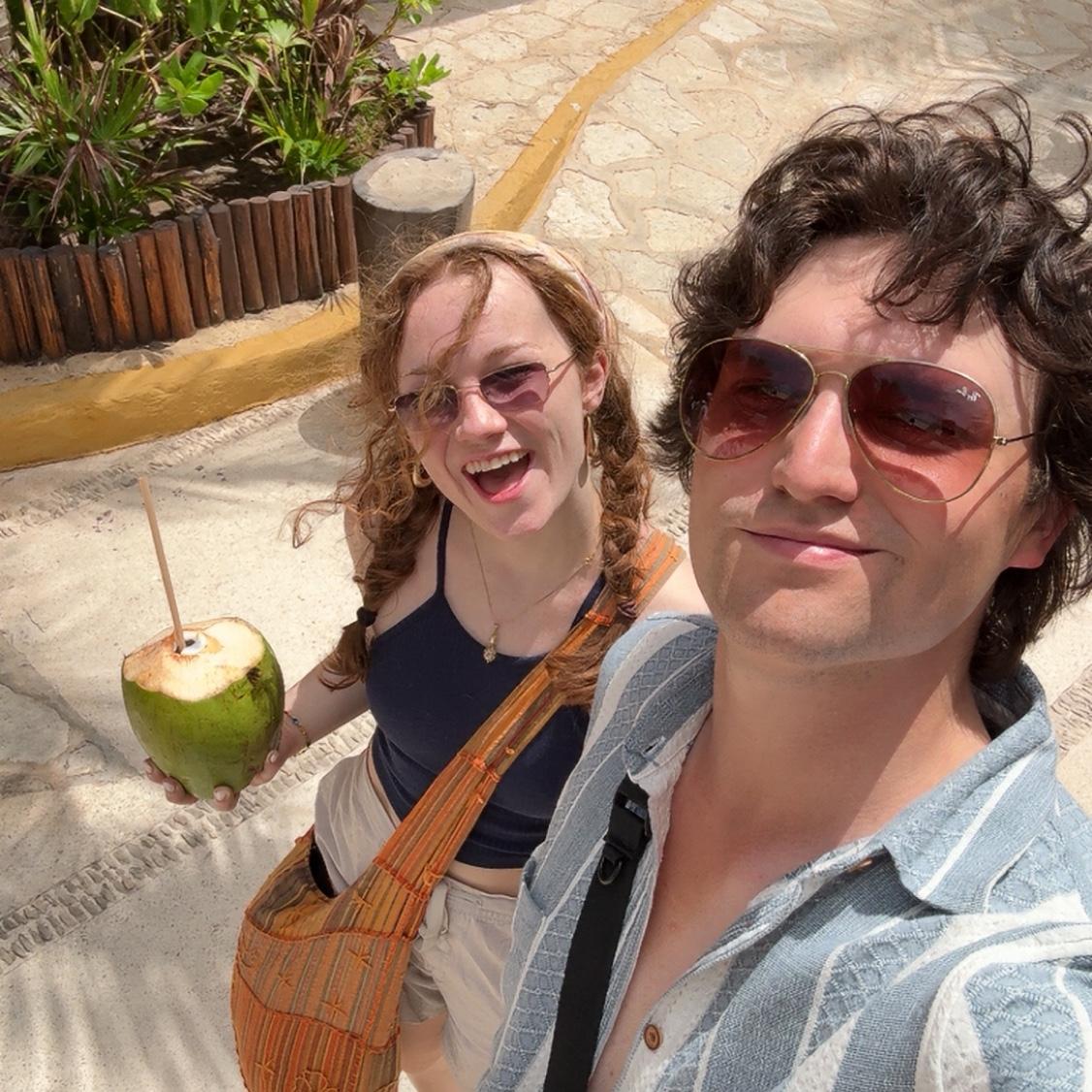 The beginning of our shared love for coconut water