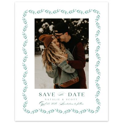 Emerald, Green Wedding Digital Save the Date - Kitts Photo