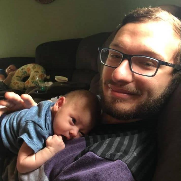 October 2018 Uncle Cody meeting Wylin for the first time