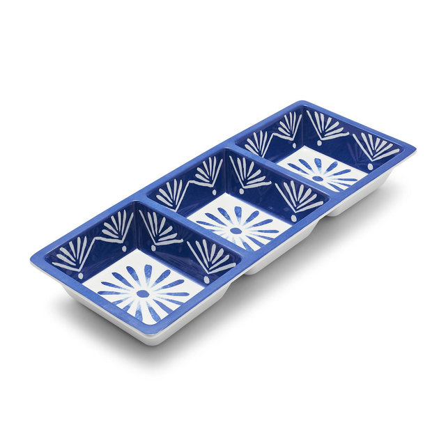 Sur La Table El Mar Outdoor Melamine 3 Section Tray