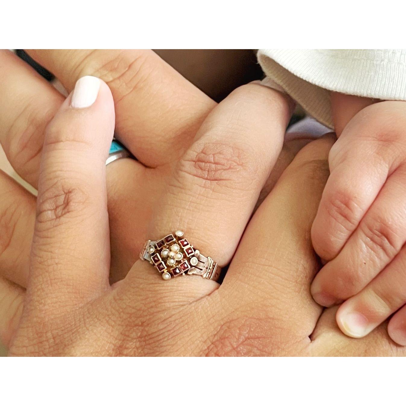 A victorian engagement ring, and a new family.