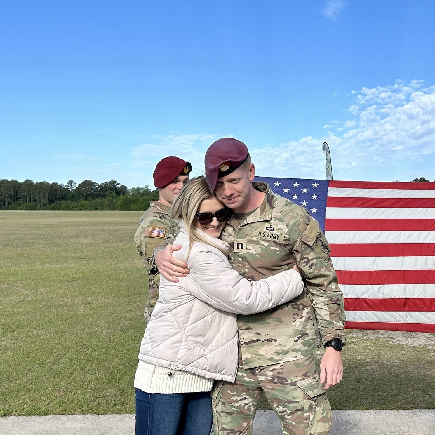When Jackson made Captain before getting out of the Army. May 2023