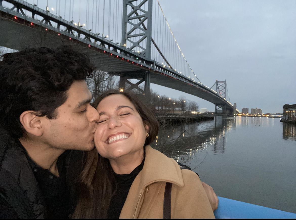 Few weeks before he popped the question. Little did she know...