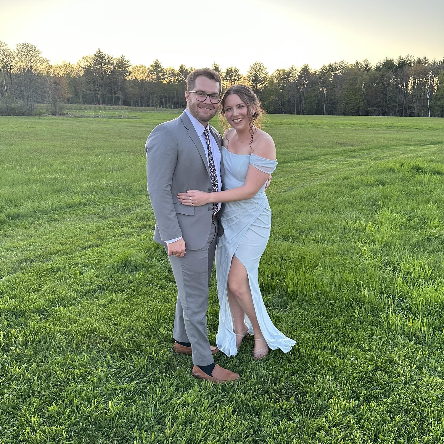 Celebrating Jill & Robert’s wedding before we both traveled to Europe for our respective May trips