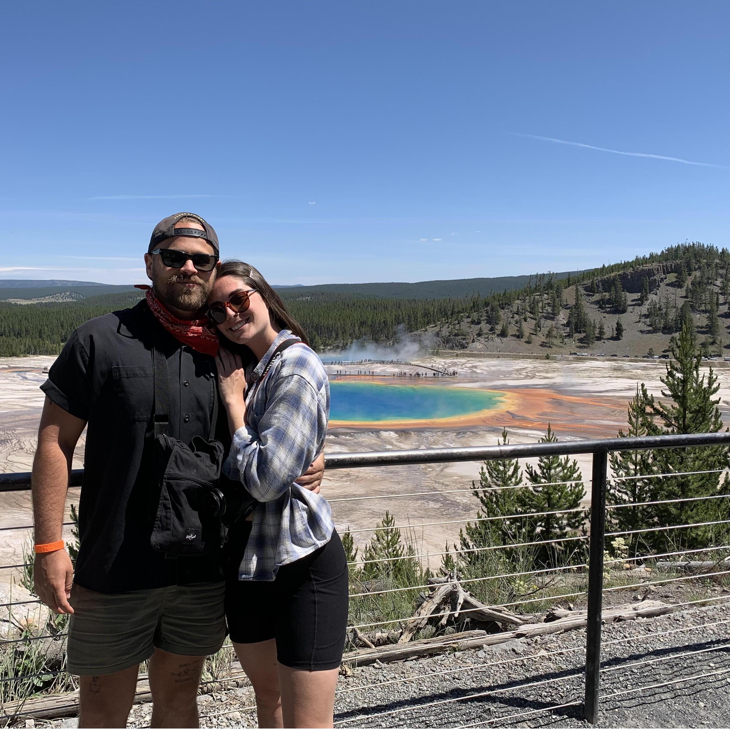 Grand Prismatic in Yellowstone - Summer 2020