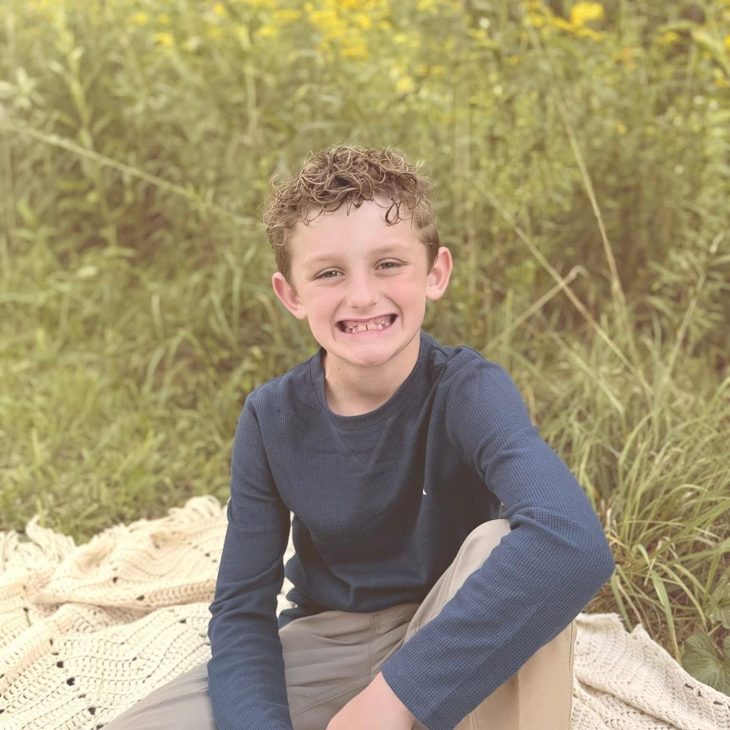 Carter— Walking with Flowergirl