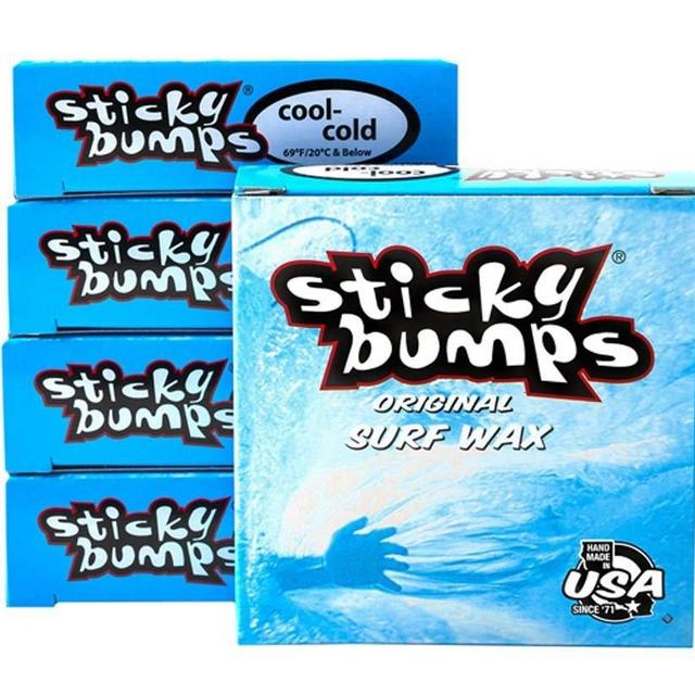 Sticky Bumps Cool/Cold Water Surfboard Wax 5 Pack