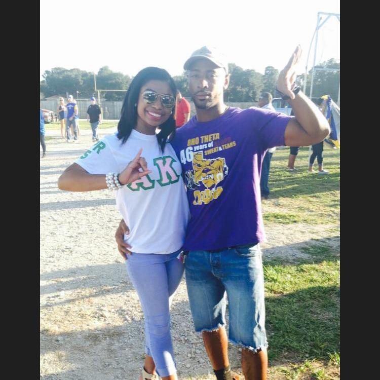 Our first picture together; MSU Homecoming 2016!