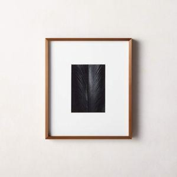 Gallery Soft Black Picture Frame with White Mat 4"x6" + Reviews | CB2