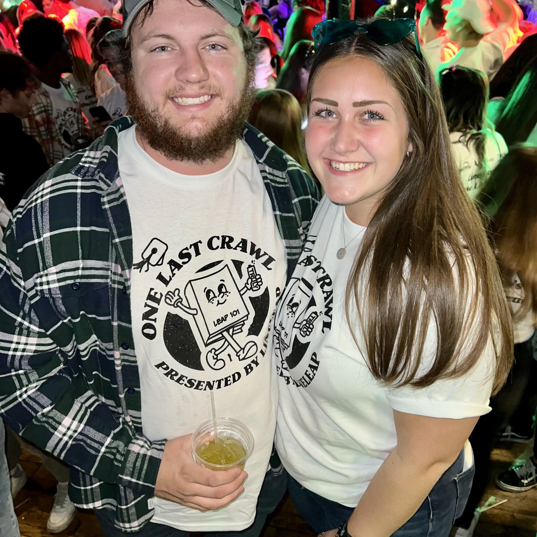 April 28, 2022. Senior Year Bar Crawl.